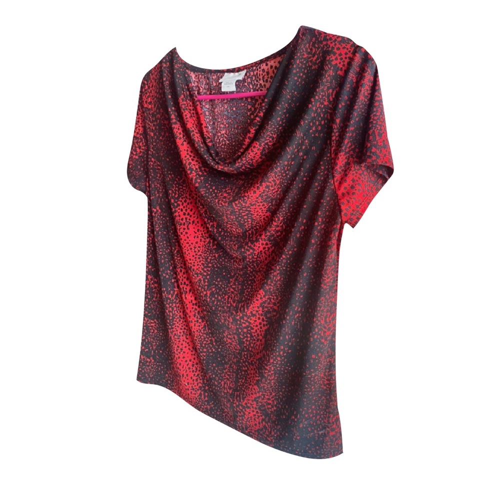 Jaclyn Smith cowl neck top